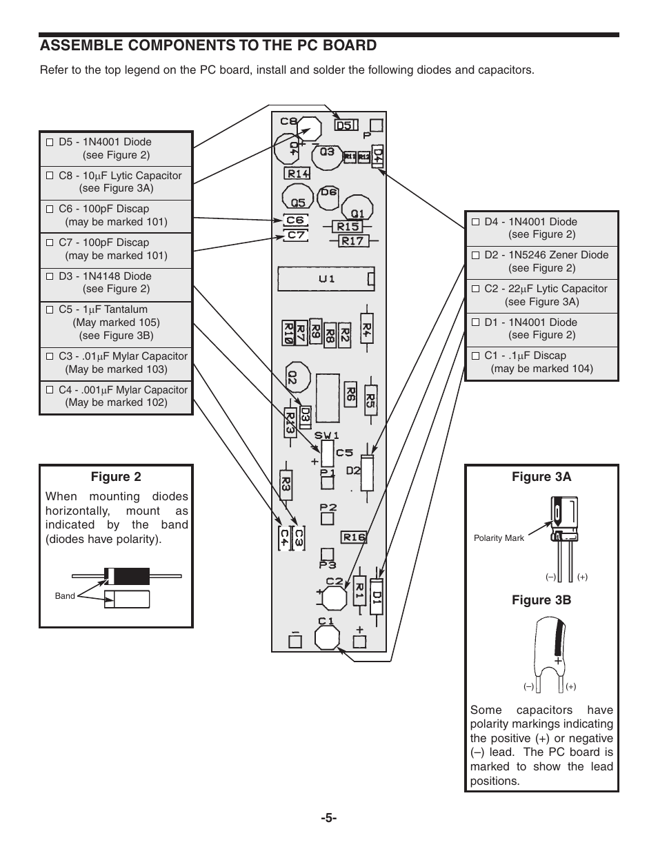 Assemble components to the pc board | Elenco Logic Pulser Kit User Manual | Page 6 / 12