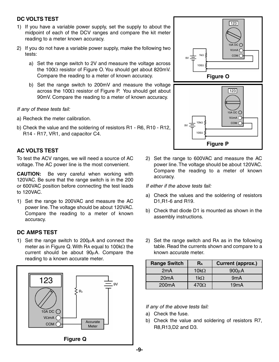 Elenco Compact Digital Multimeter User Manual | Page 10 / 20
