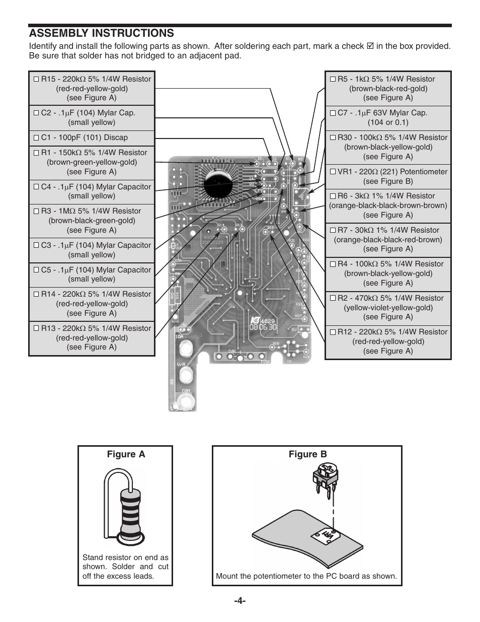 Assembly instructions | Elenco Digital Mulitmeter Kit User Manual | Page 5 / 20