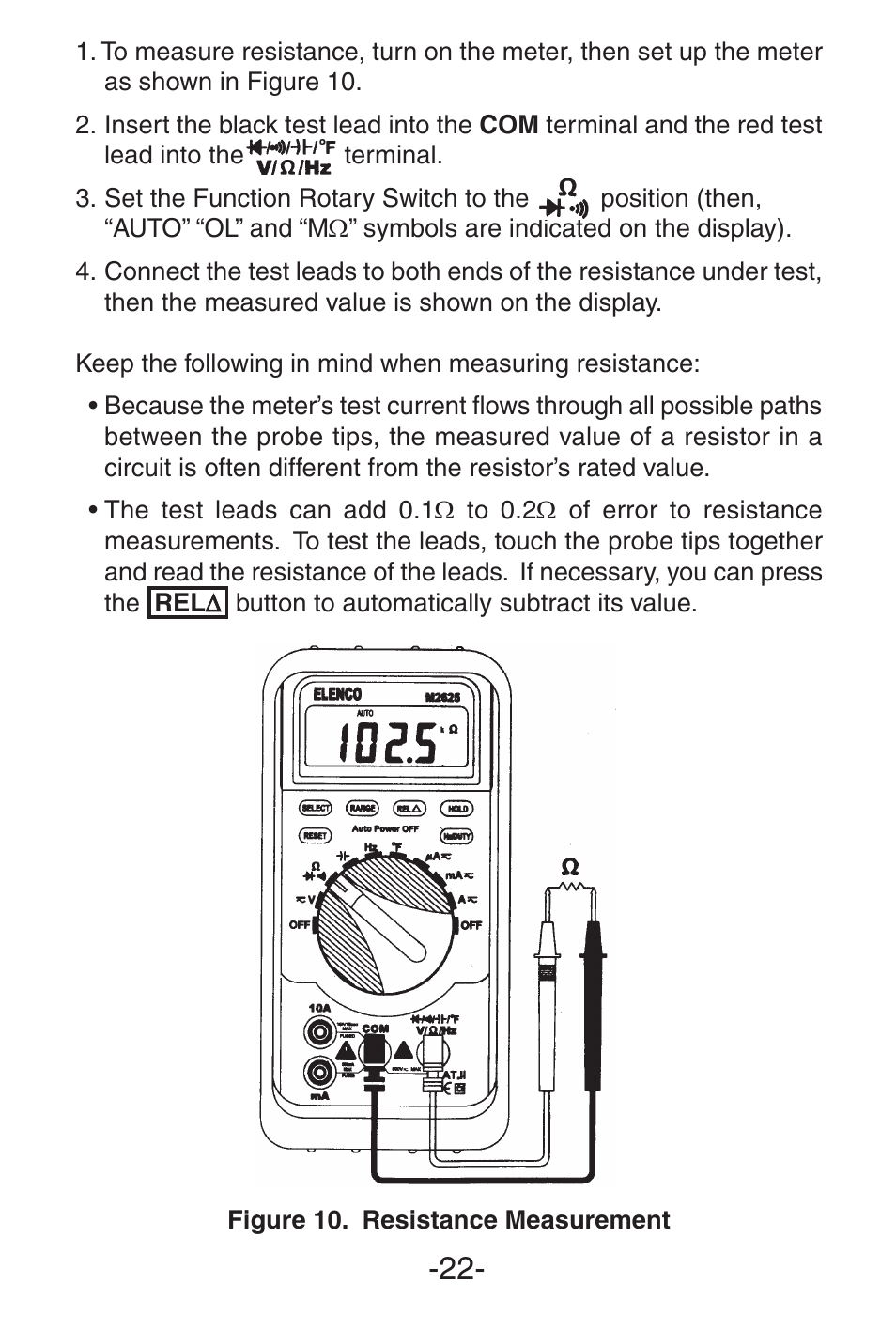 Elenco 3 1/2 Digit with Temperature User Manual | Page 22 / 36