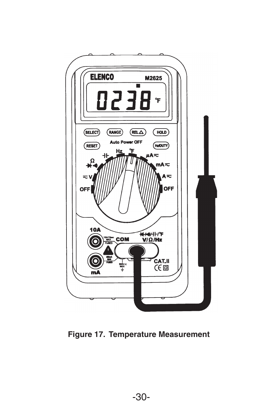 Elenco 3 1/2 Digit with Temperature User Manual | Page 30 / 36