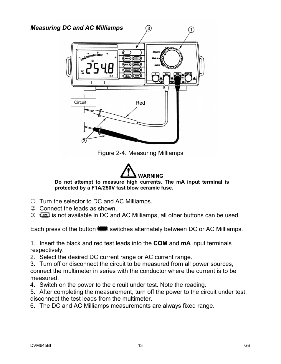 Elenco Digital Bench Multimeter User Manual | Page 14 / 26