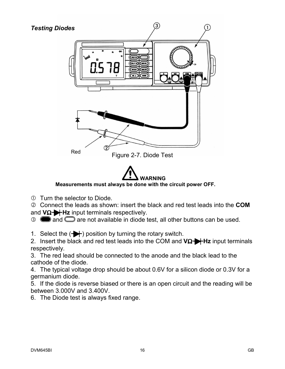 Elenco Digital Bench Multimeter User Manual | Page 17 / 26