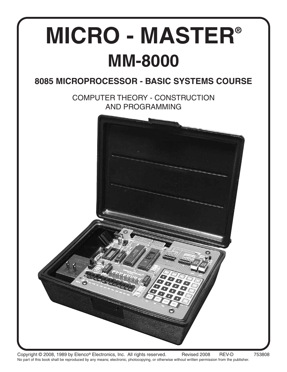 Elenco MicroMaster ® Computer Training Kit User Manual | 116 pages