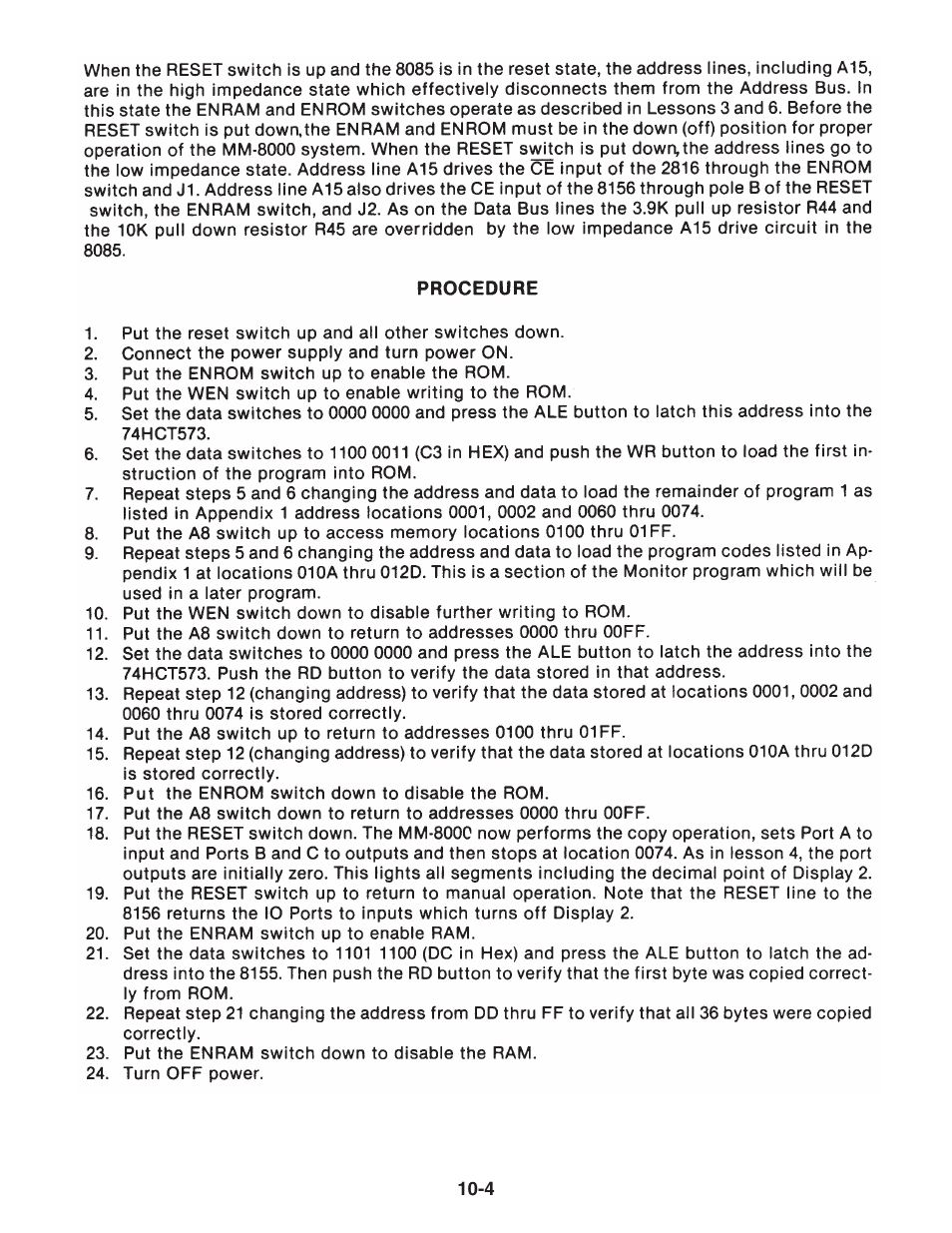 Elenco MicroMaster ® Computer Training Kit User Manual | Page 81 / 116