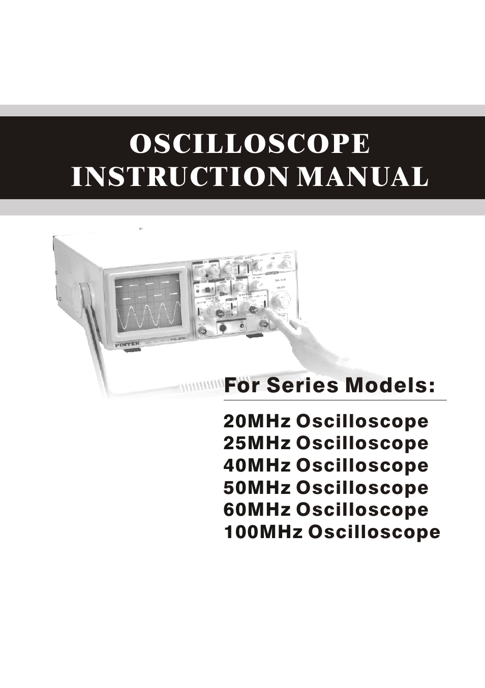 Elenco 30MHz Dual Trace User Manual | 68 pages
