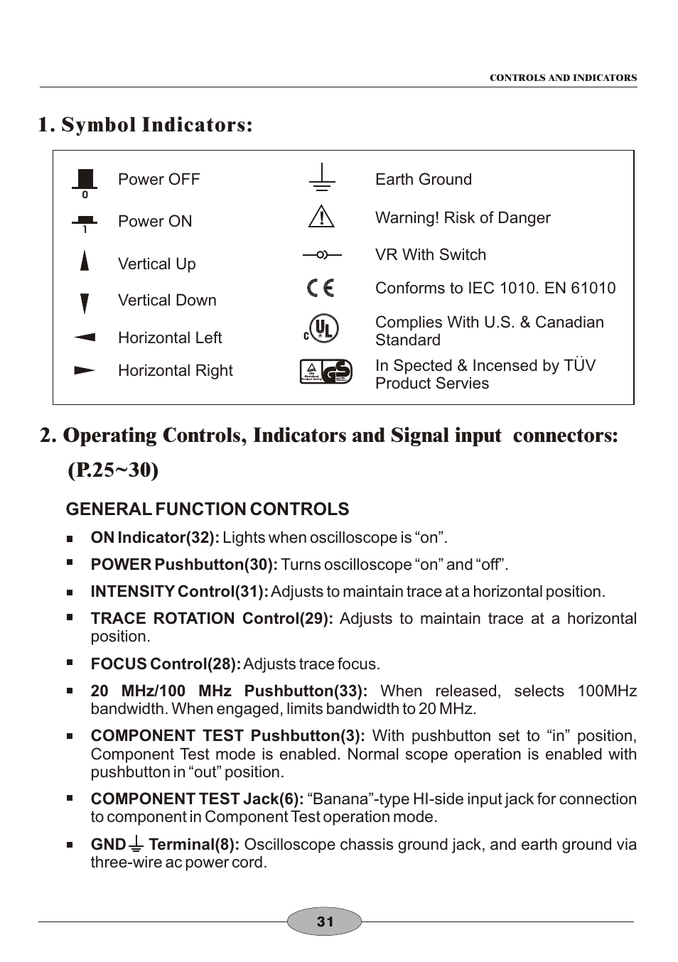頁面 34 | Elenco 30MHz Dual Trace User Manual | Page 34 / 68
