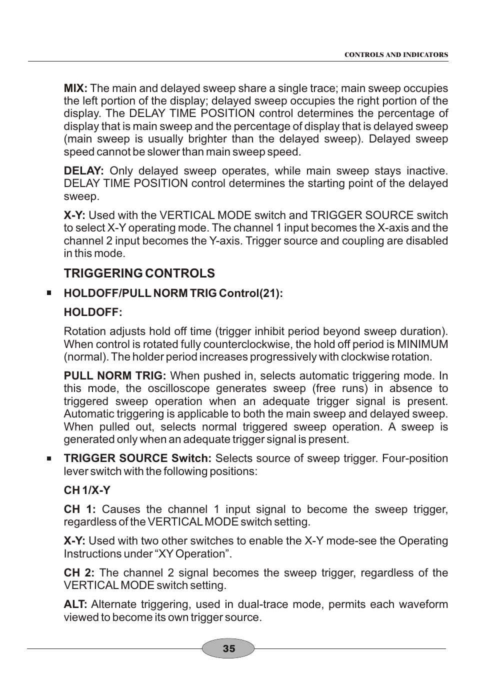 頁面 38 | Elenco 30MHz Dual Trace User Manual | Page 38 / 68