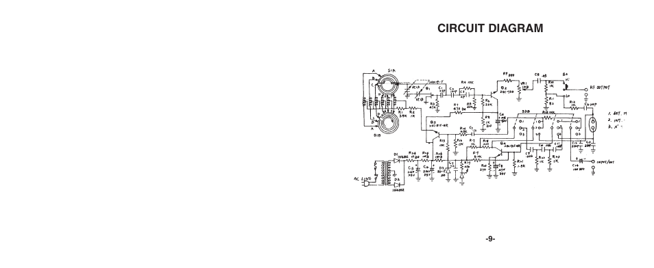 Circuit diagram | Elenco Wide Band RF Generator User Manual | Page 3 / 7