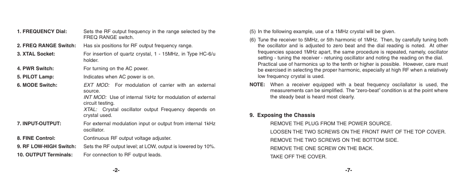 Elenco Wide Band RF Generator User Manual | Page 5 / 7