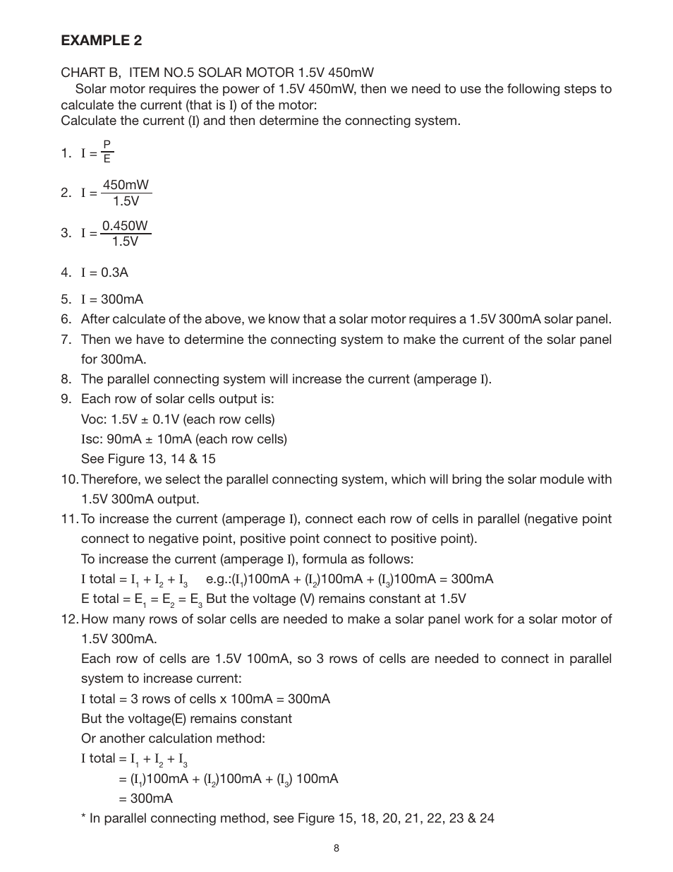 Example 2 | Elenco Deluxe Solar Educational Kit User Manual | Page 8 / 15