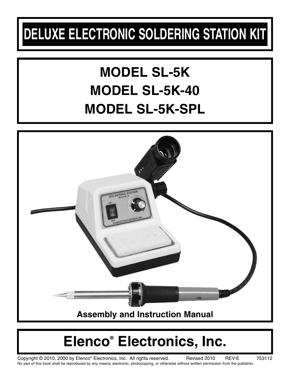 Elenco Soldering Station User Manual | 20 pages