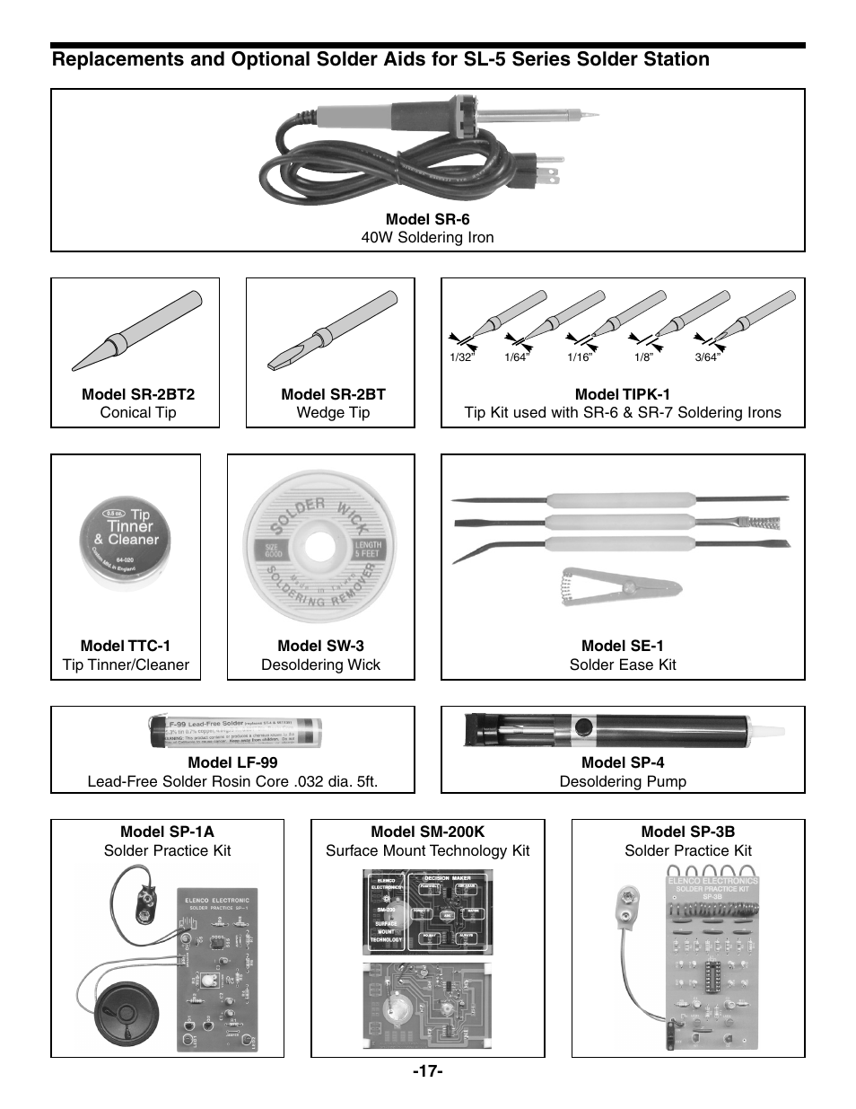 Elenco Soldering Station User Manual | Page 18 / 20