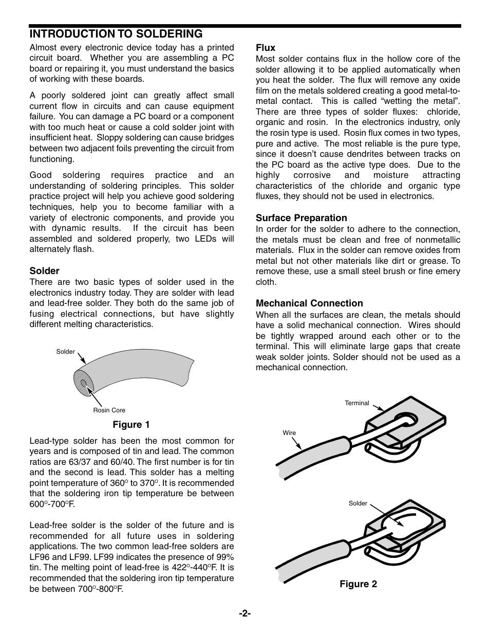 Introduction to soldering | Elenco Soldering Station User Manual | Page 3 / 20