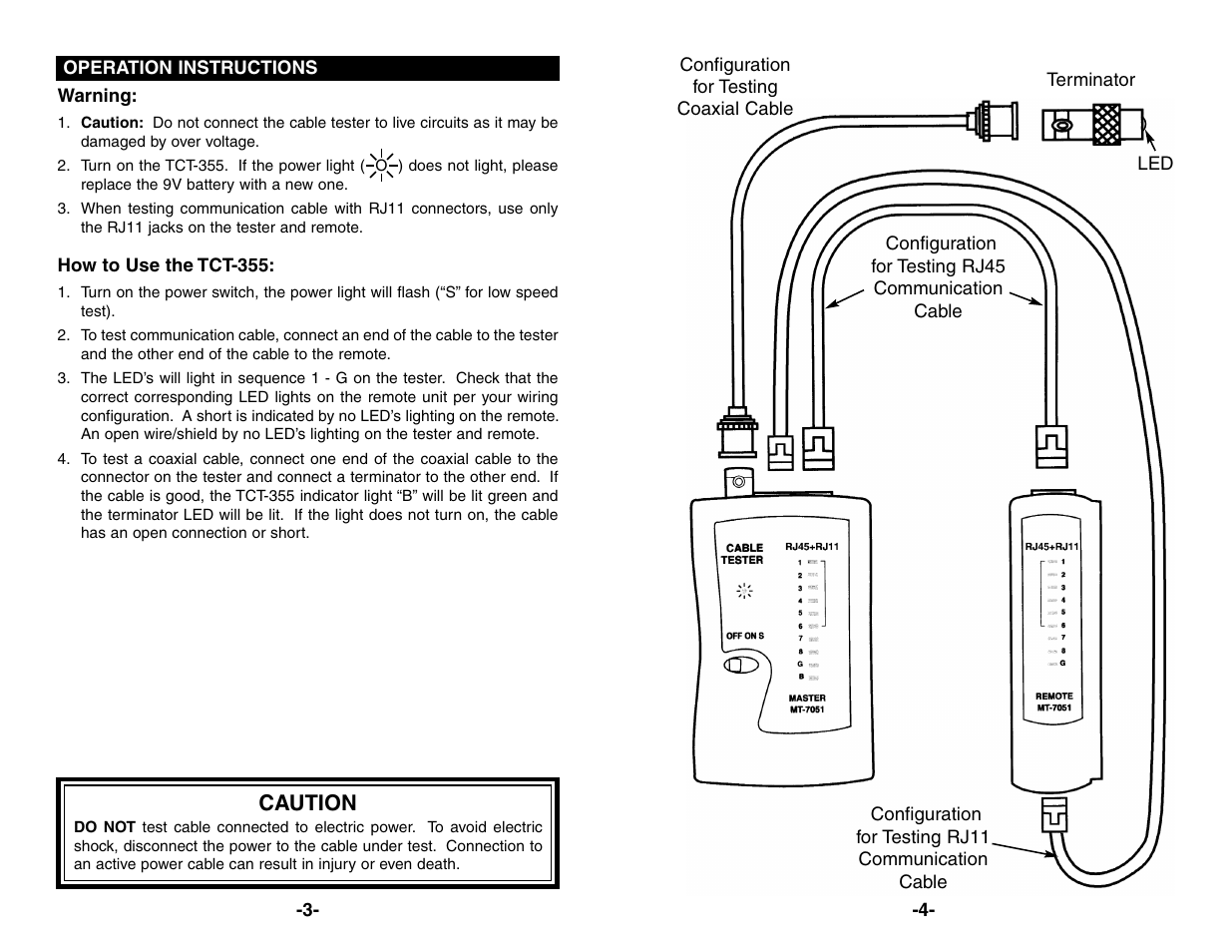 Elenco MultiModular Cable Tester User Manual | Page 4 / 4