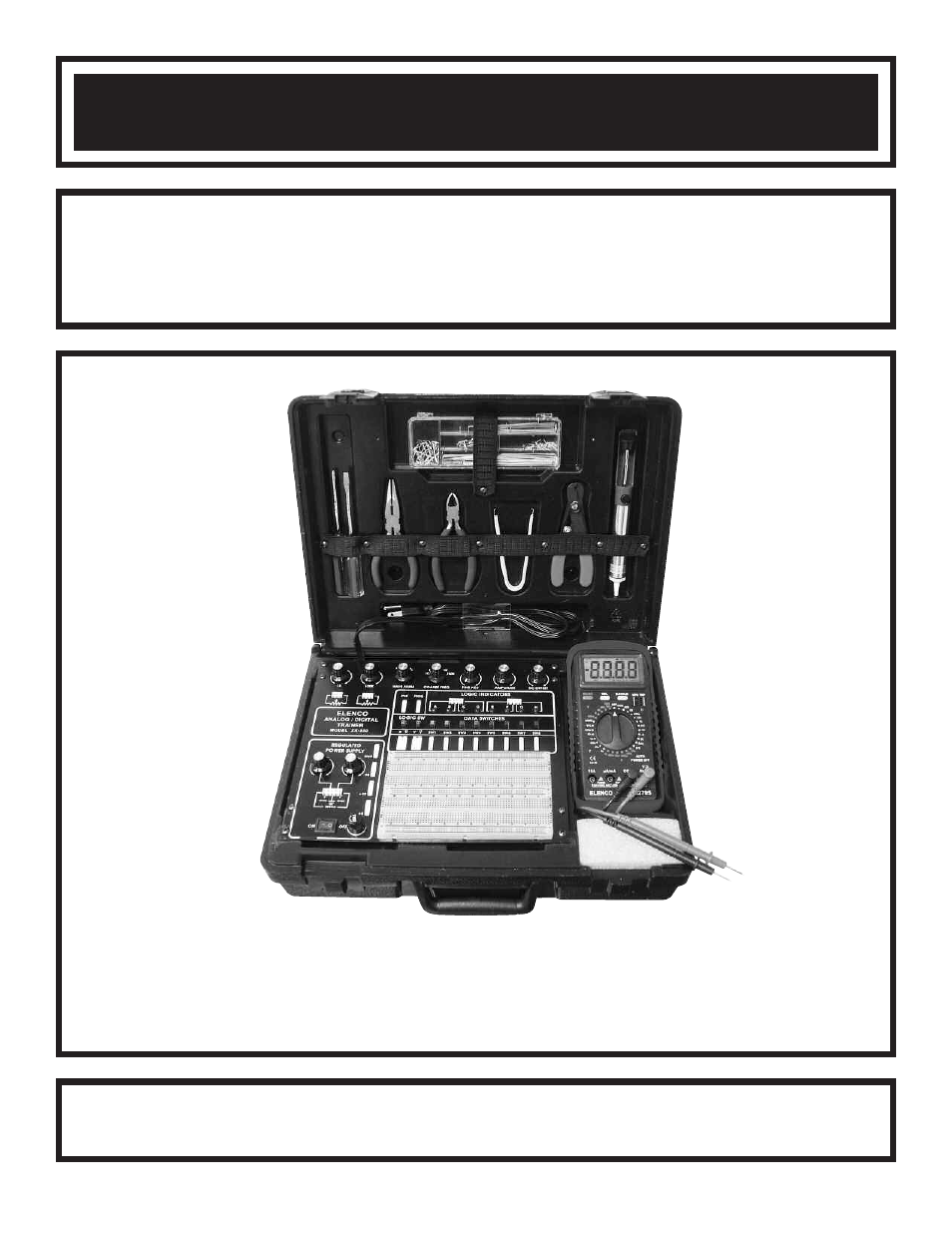 Elenco Digital / Analog Trainer Kit Version User Manual | 52 pages