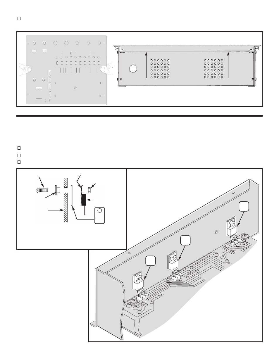 Left side, Mount components to the side panels | Elenco Digital / Analog Trainer Kit Version User Manual | Page 11 / 52