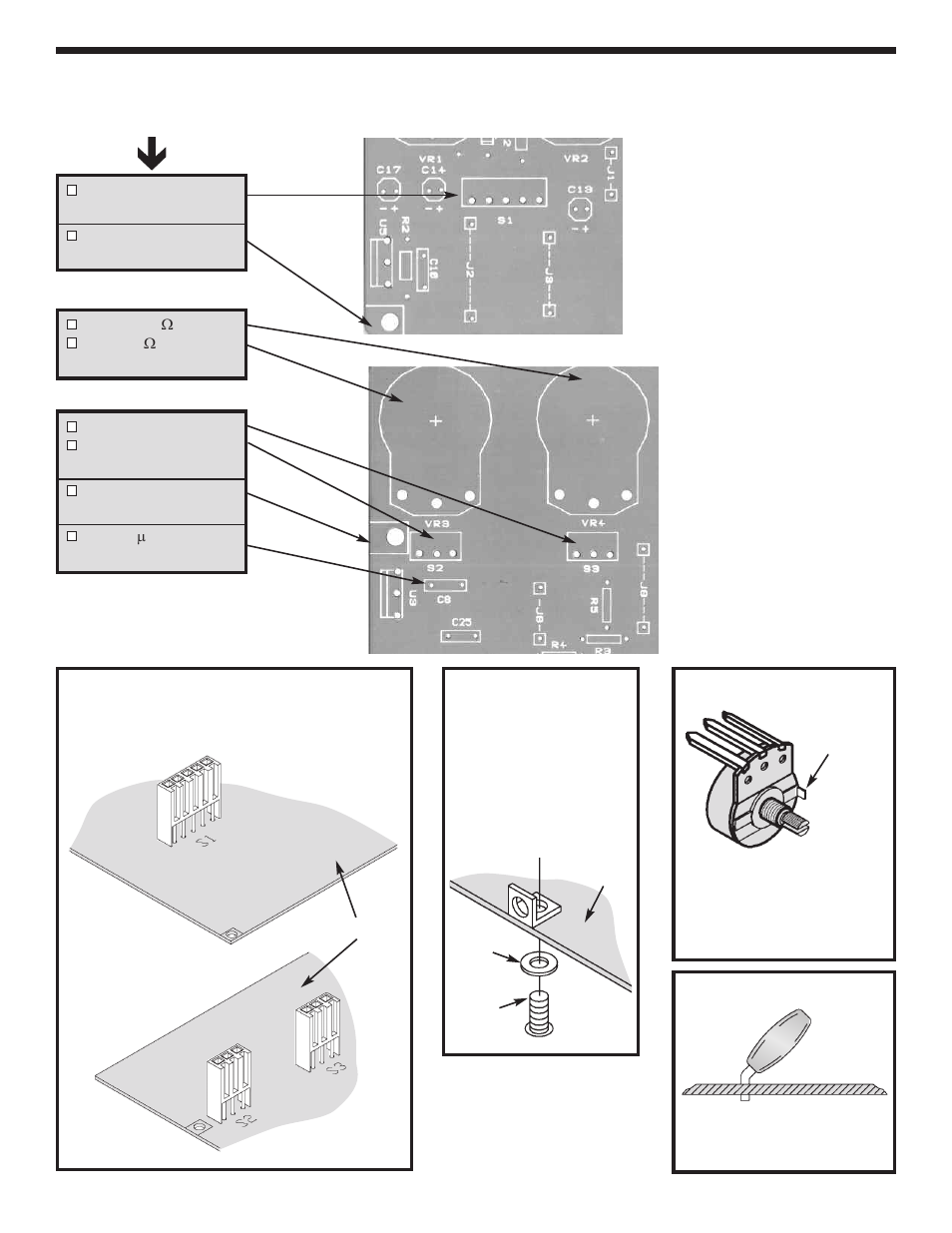 Install components to pc board start here | Elenco Digital / Analog Trainer Kit Version User Manual | Page 6 / 52