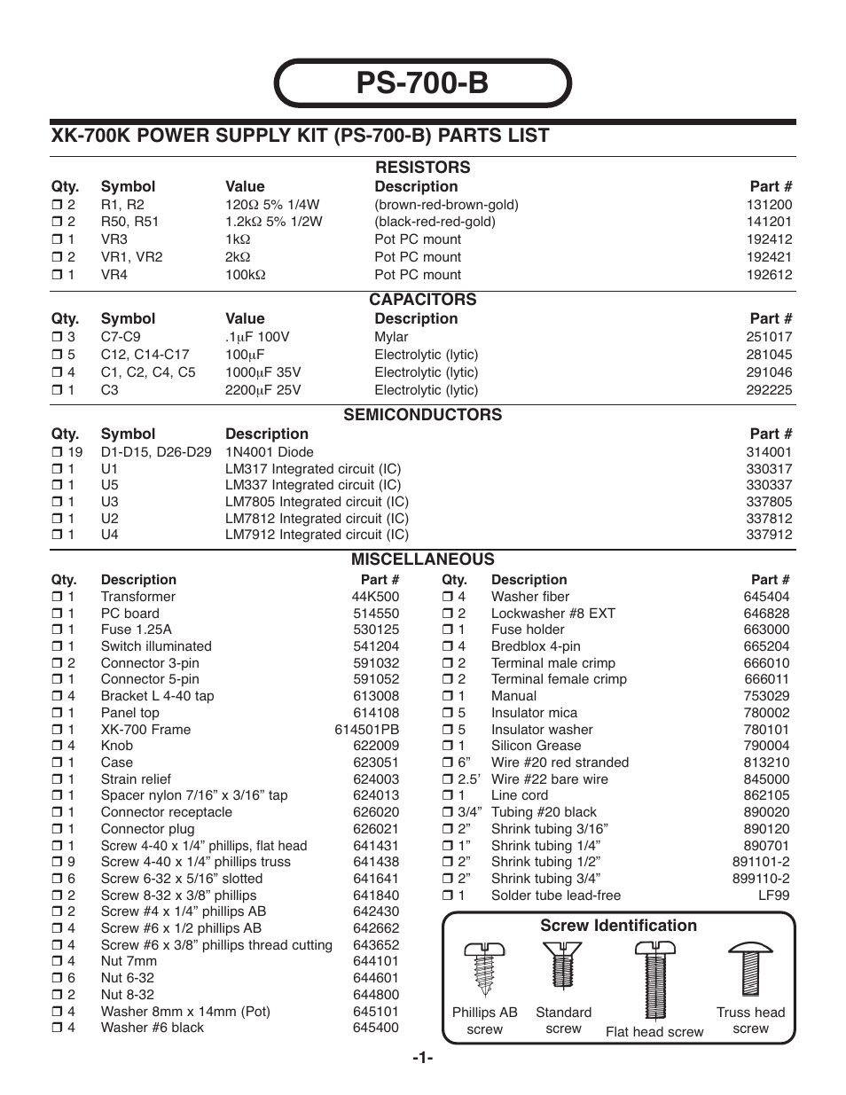 Ps-700-b | Elenco Deluxe Digital / Analog Trainer with Tools Kit Version User Manual | Page 2 / 52