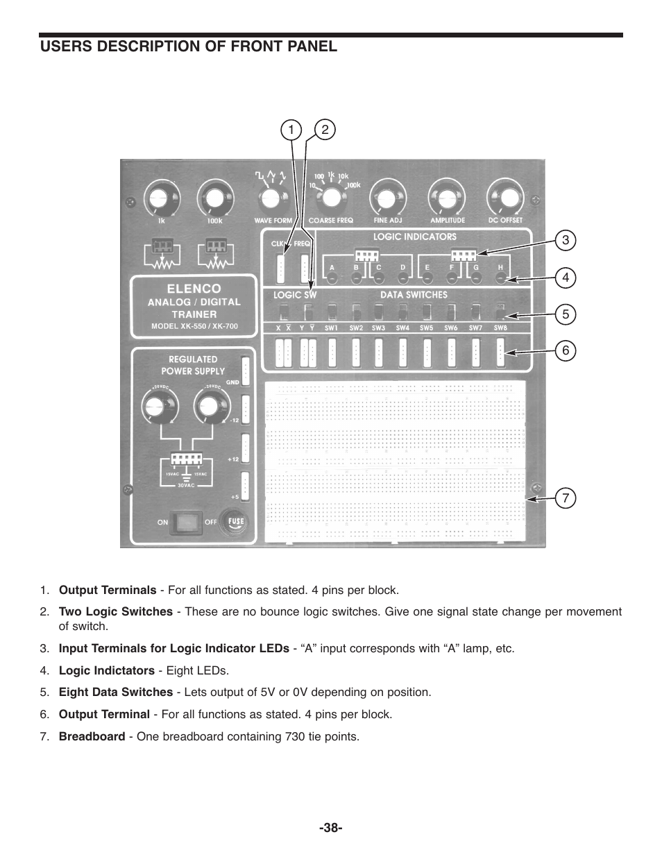 Elenco Deluxe Digital / Analog Trainer with Tools Kit Version User Manual | Page 39 / 52