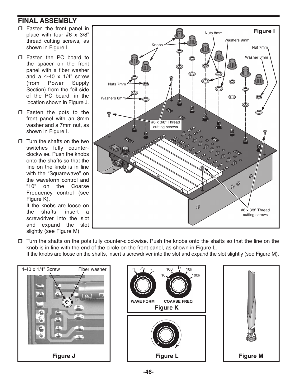 Final assembly | Elenco Deluxe Digital / Analog Trainer with Tools Kit Version User Manual | Page 47 / 52