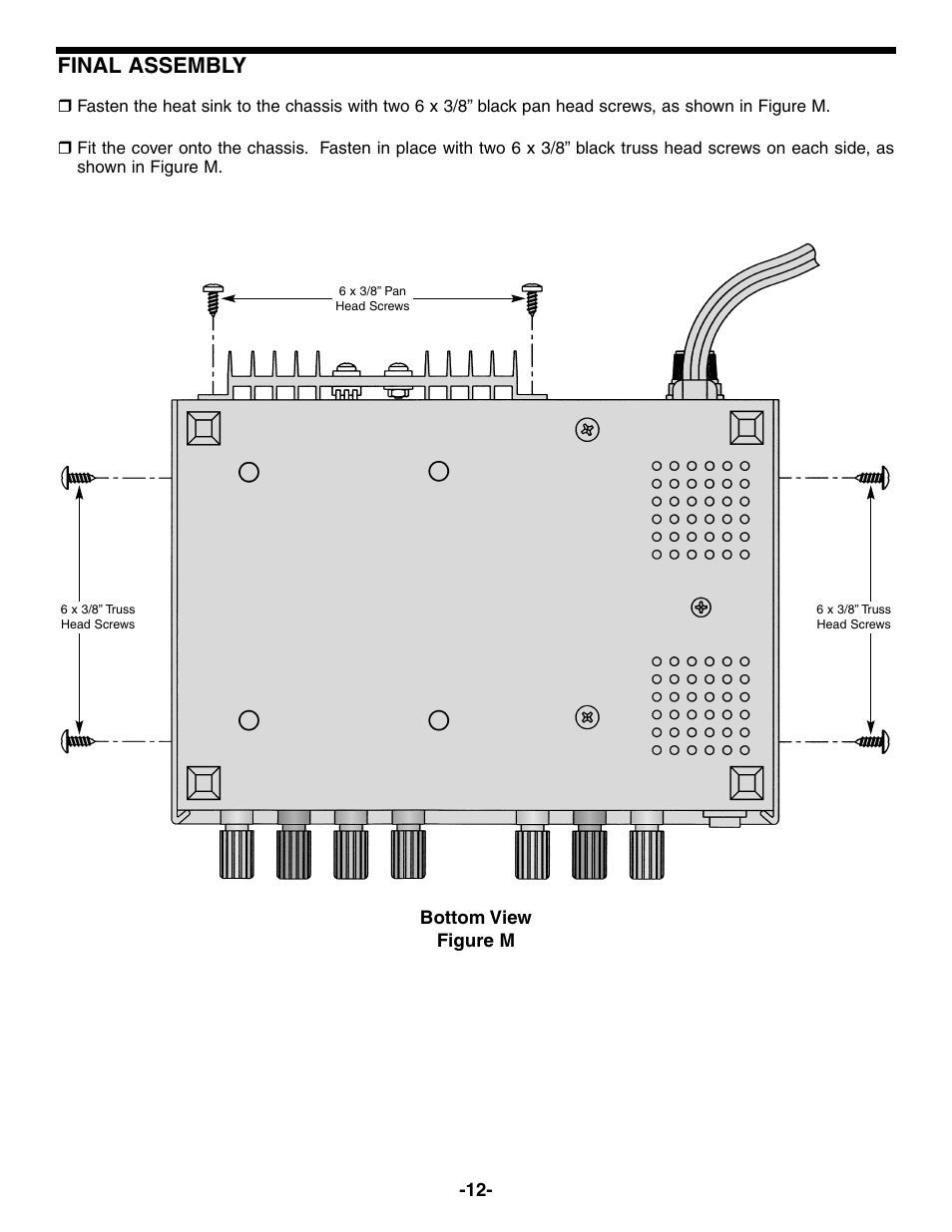 Final assembly | Elenco Same as XP720 in Kit Form User Manual | Page 13 / 20