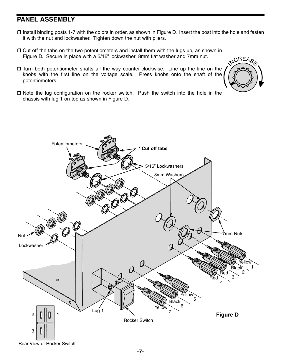 Panel assembly | Elenco Same as XP720 in Kit Form User Manual | Page 8 / 20