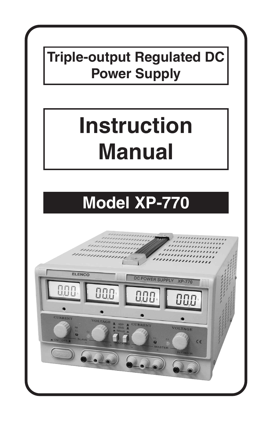 Elenco Dual 2A LCD User Manual | 8 pages