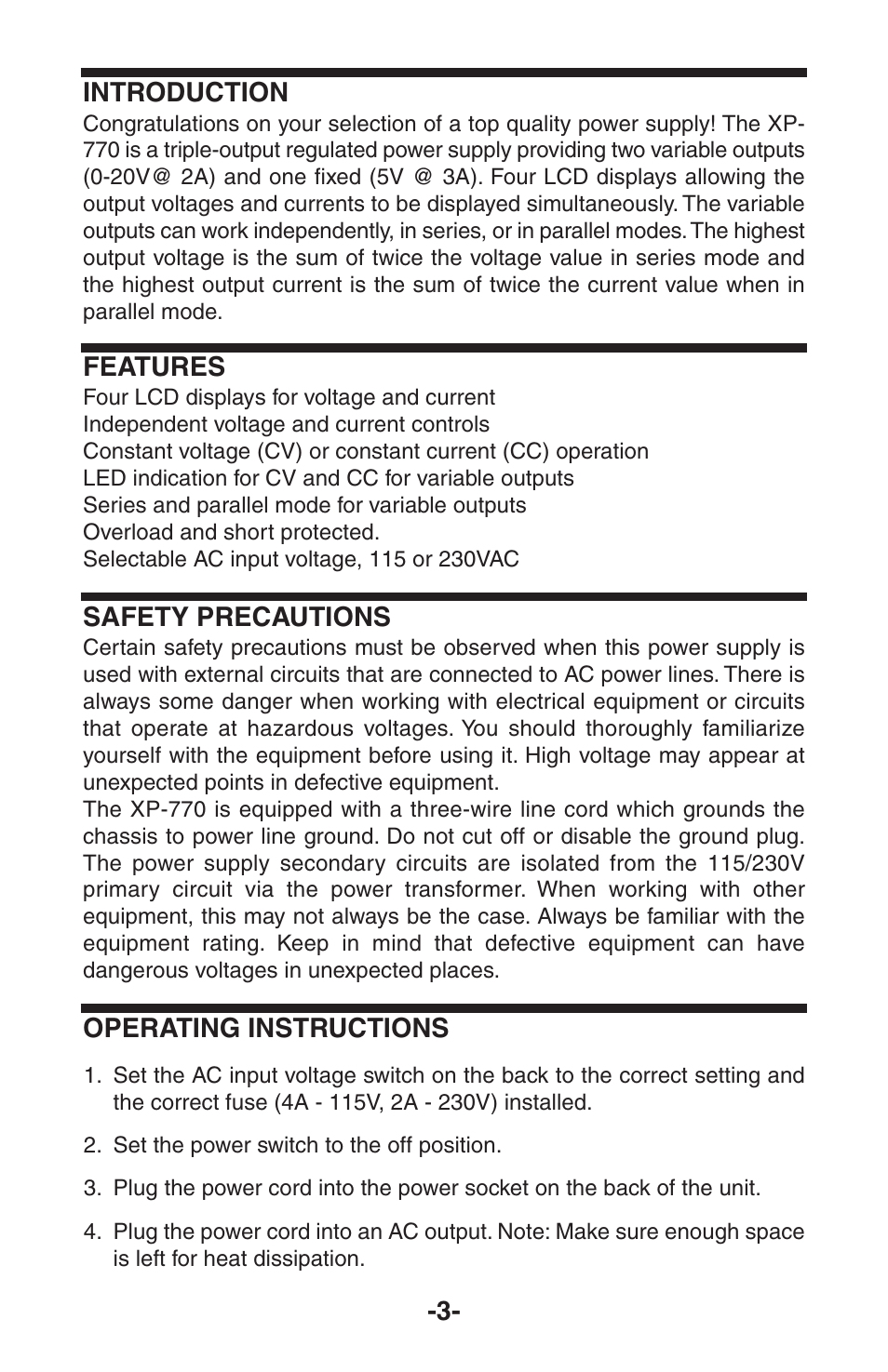 Elenco Dual 2A LCD User Manual | Page 4 / 8