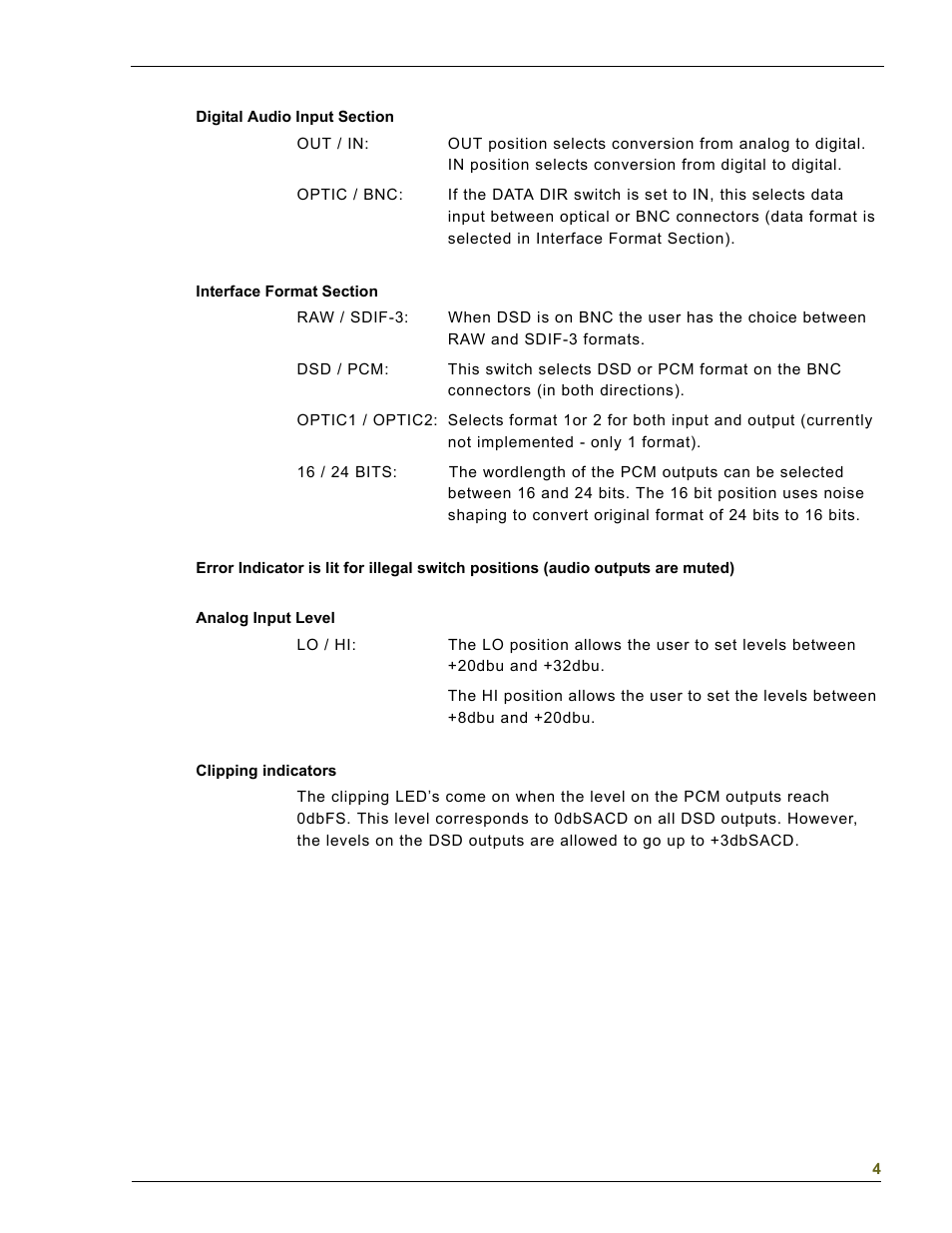 EMM Labs DAC8 MKIV User Manual | Page 5 / 15