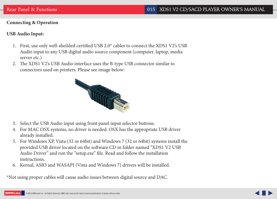 EMM Labs XDS1 User Manual | Page 15 / 21