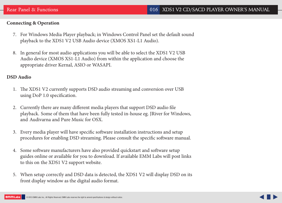 EMM Labs XDS1 User Manual | Page 16 / 21