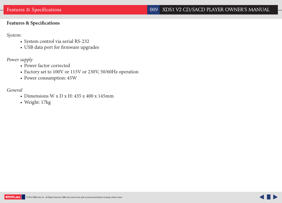 EMM Labs XDS1 User Manual | Page 9 / 21