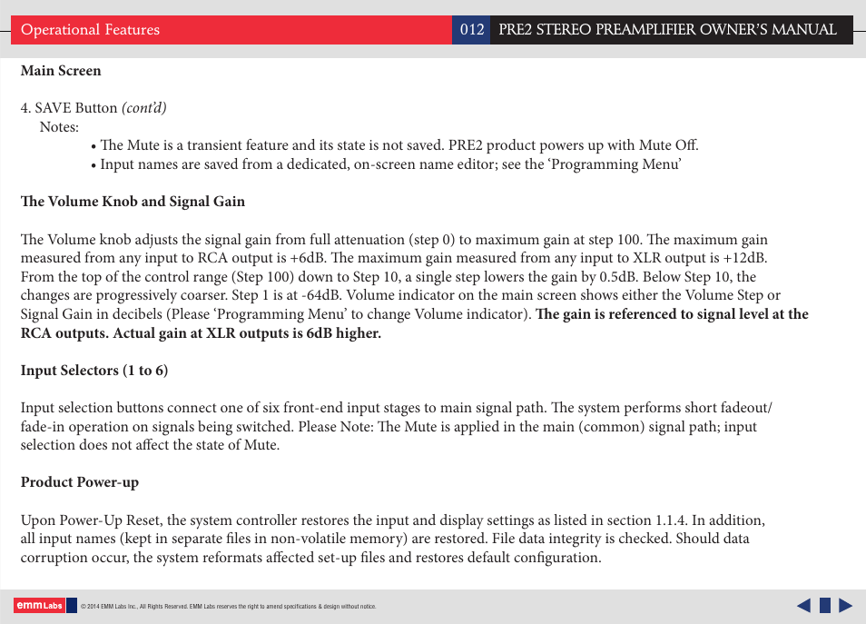 EMM Labs PRE2-SE User Manual | Page 12 / 25