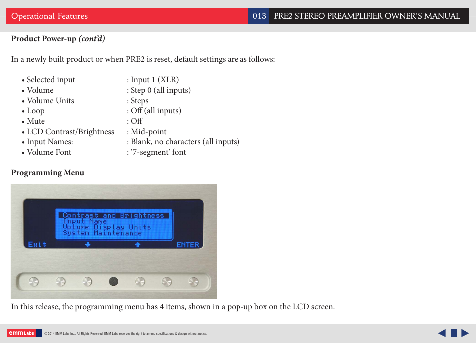 EMM Labs PRE2-SE User Manual | Page 13 / 25