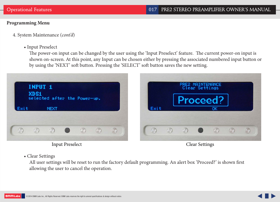 EMM Labs PRE2-SE User Manual | Page 17 / 25