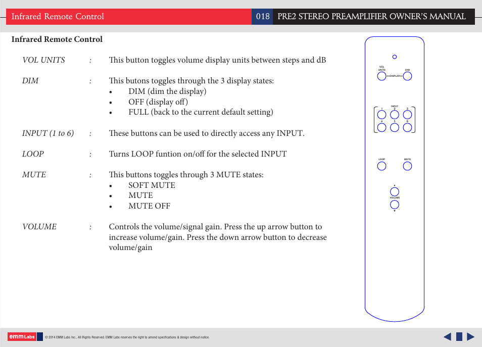 EMM Labs PRE2-SE User Manual | Page 18 / 25
