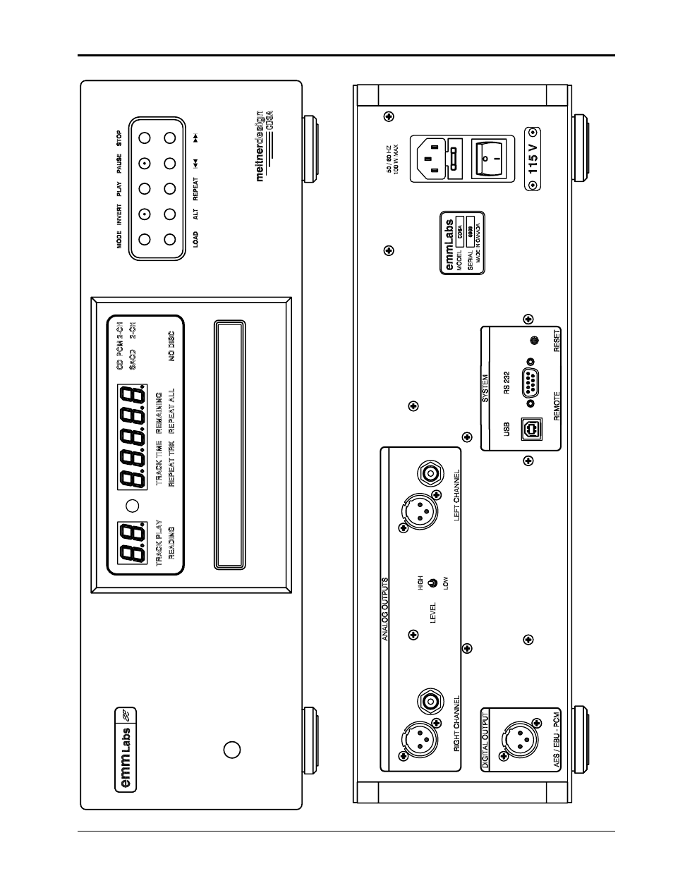 EMM Labs CDSA DISC PLAYER User Manual | Page 4 / 10