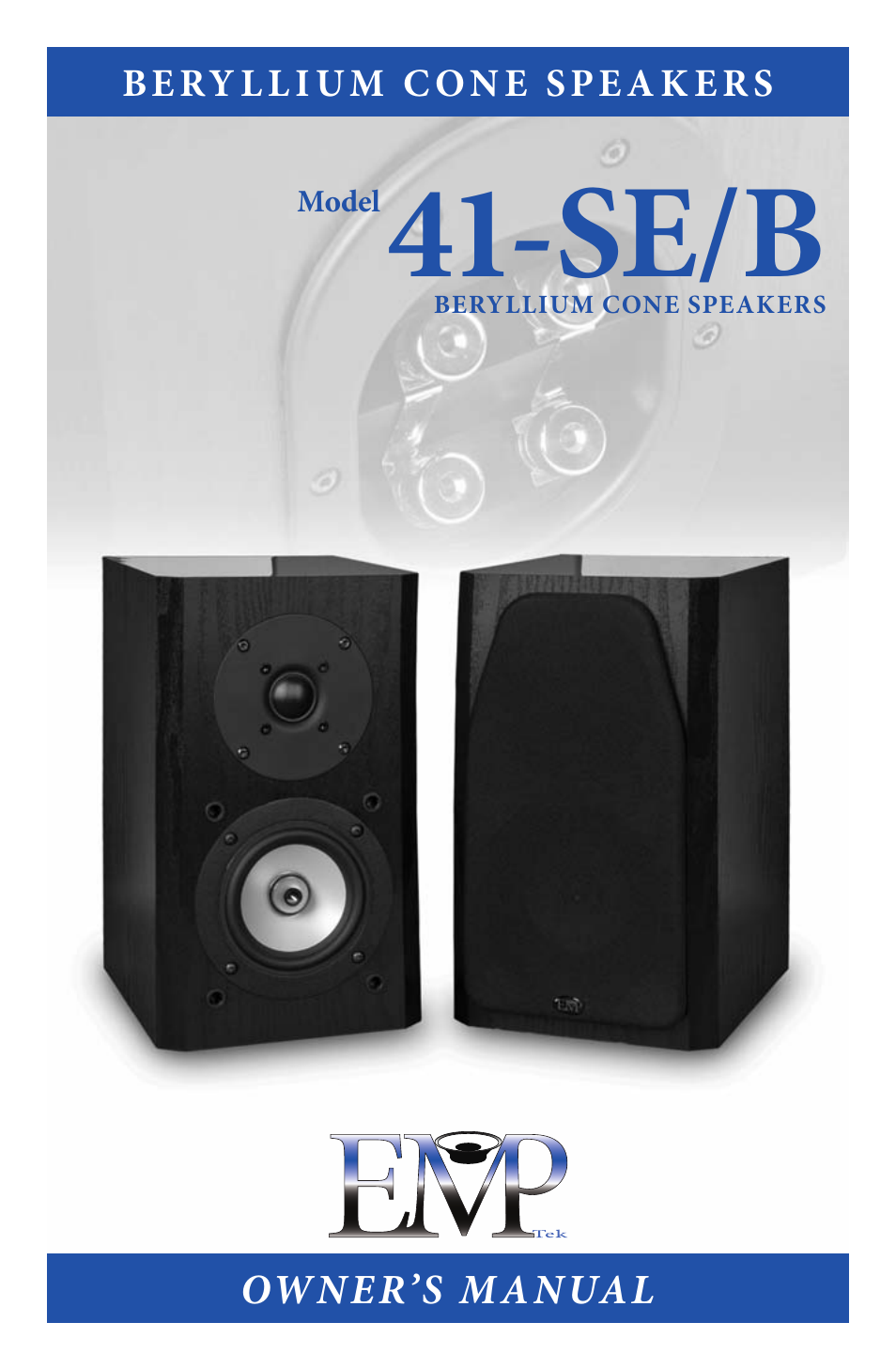 EMP Tek E41-B User Manual | 8 pages