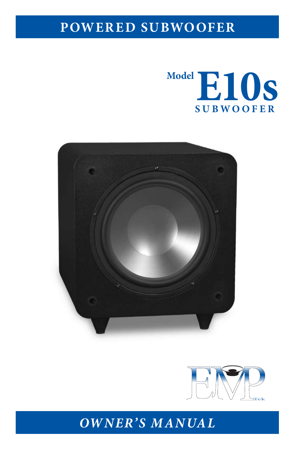 EMP Tek E10s (100Watt) User Manual | 8 pages