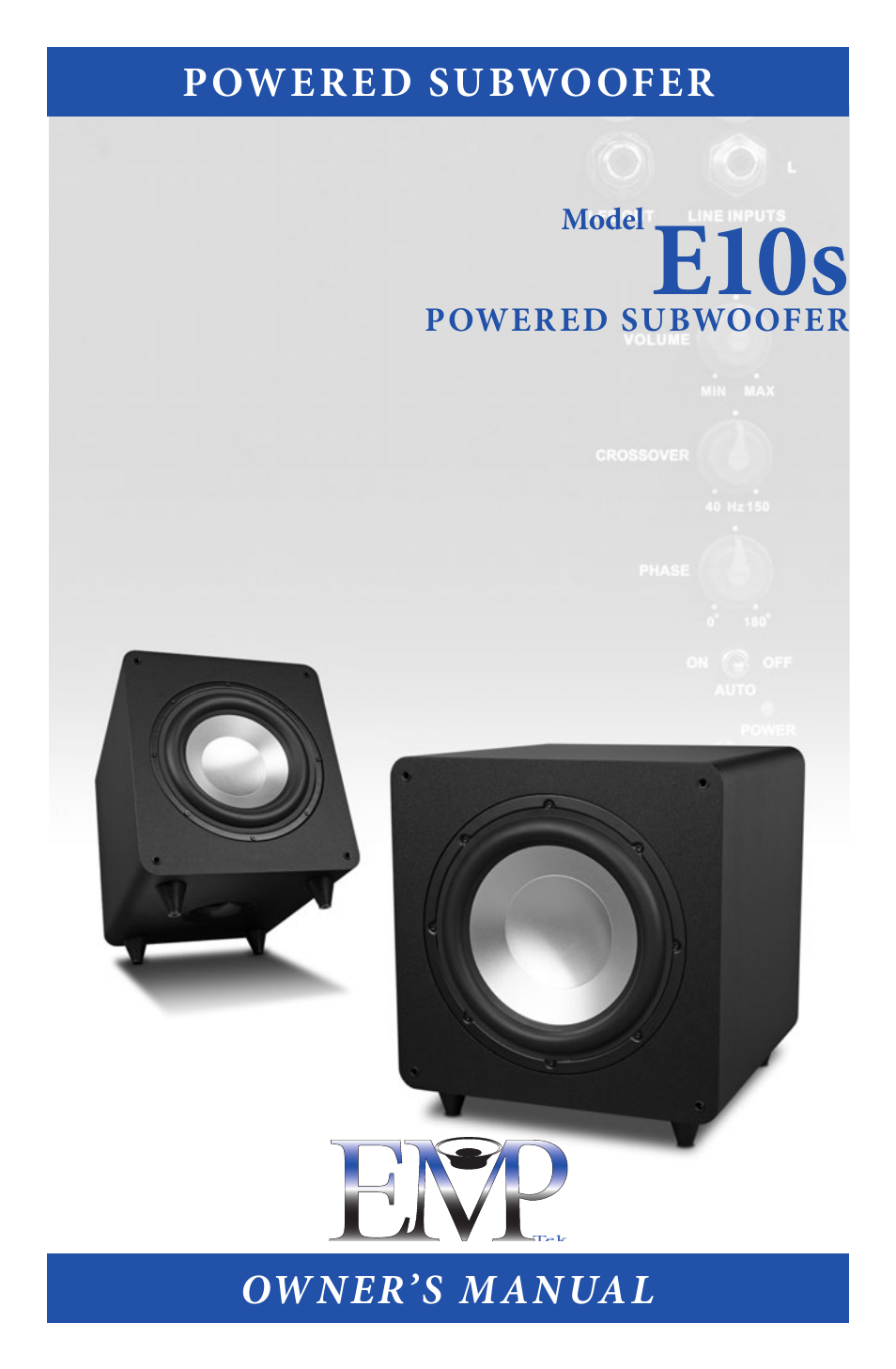 EMP Tek E10s (150 Watt) User Manual | 12 pages