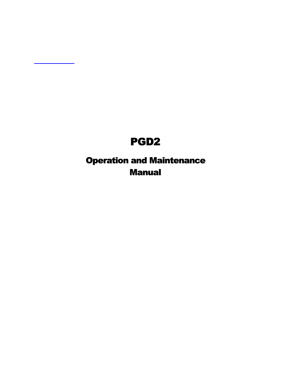 ENMET PGD2 User Manual | 34 pages