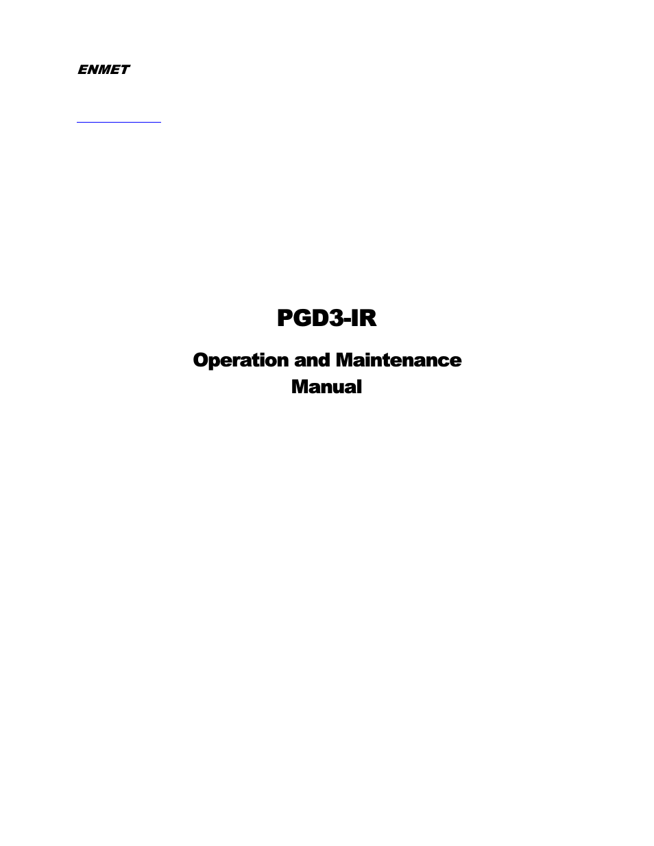 ENMET PGD2Manual.pdf User Manual | 28 pages