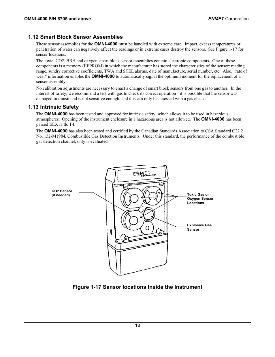 ENMET OMNI-4000 User Manual | Page 19 / 72