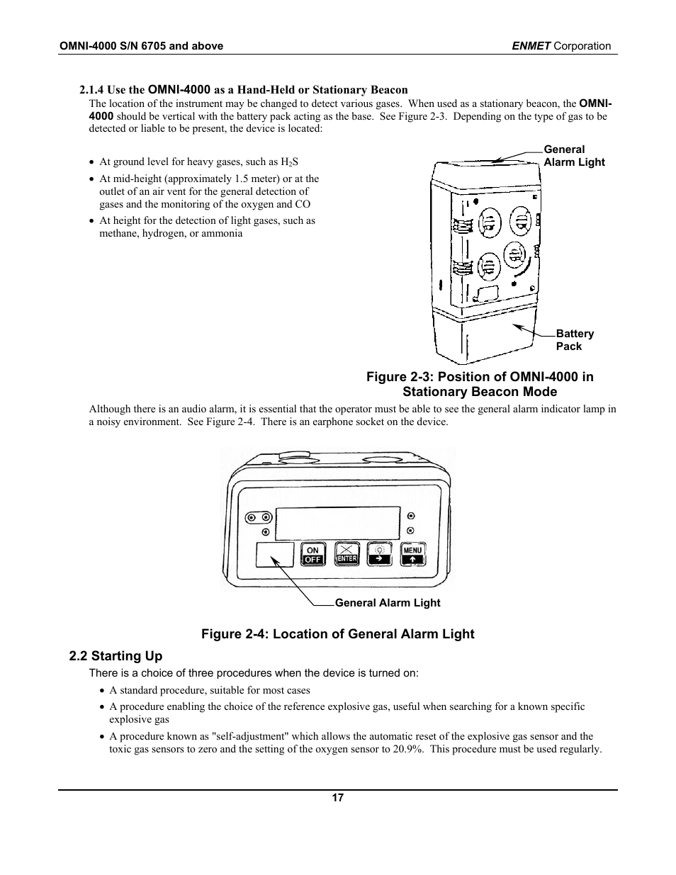 ENMET OMNI-4000 User Manual | Page 23 / 72