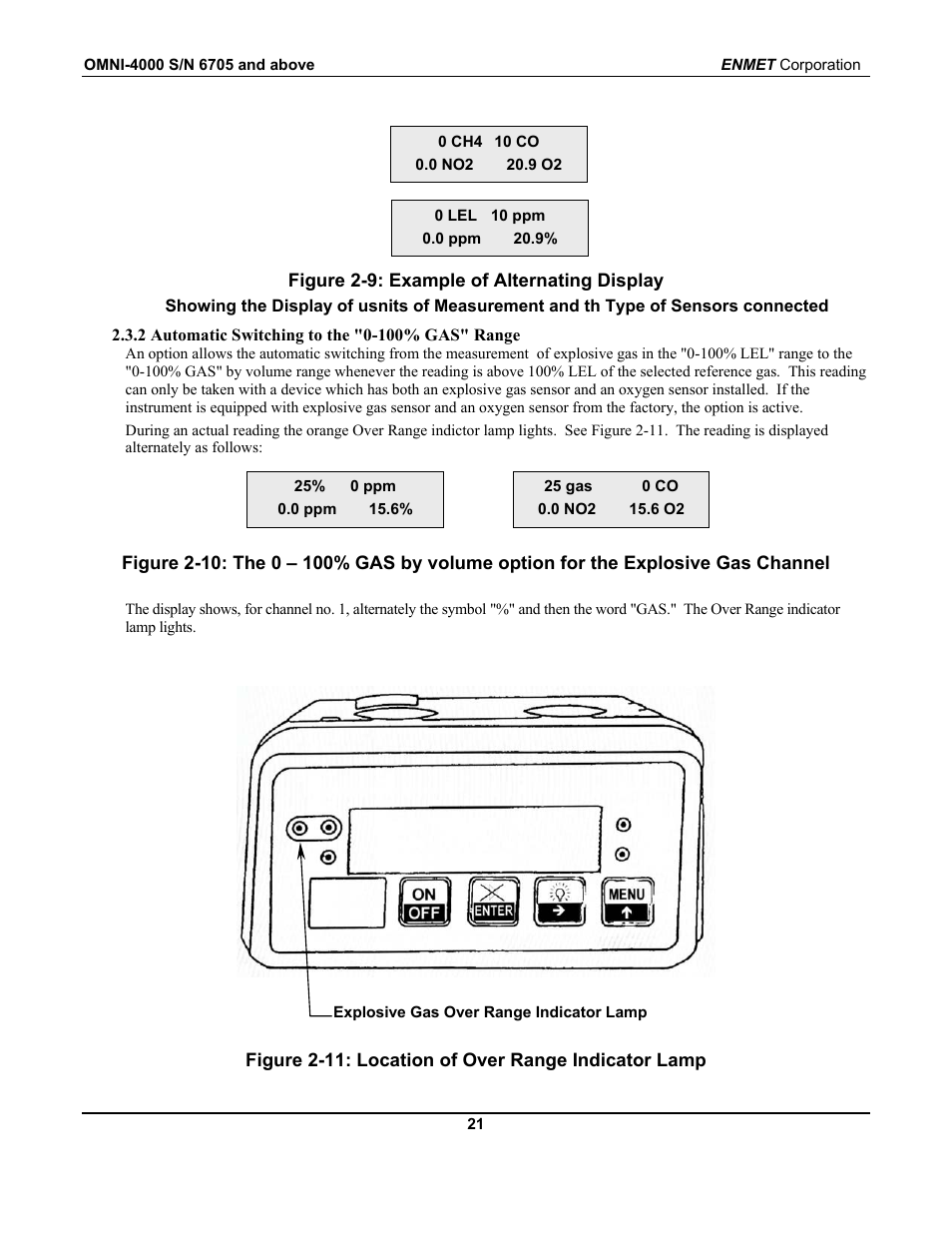 ENMET OMNI-4000 User Manual | Page 27 / 72