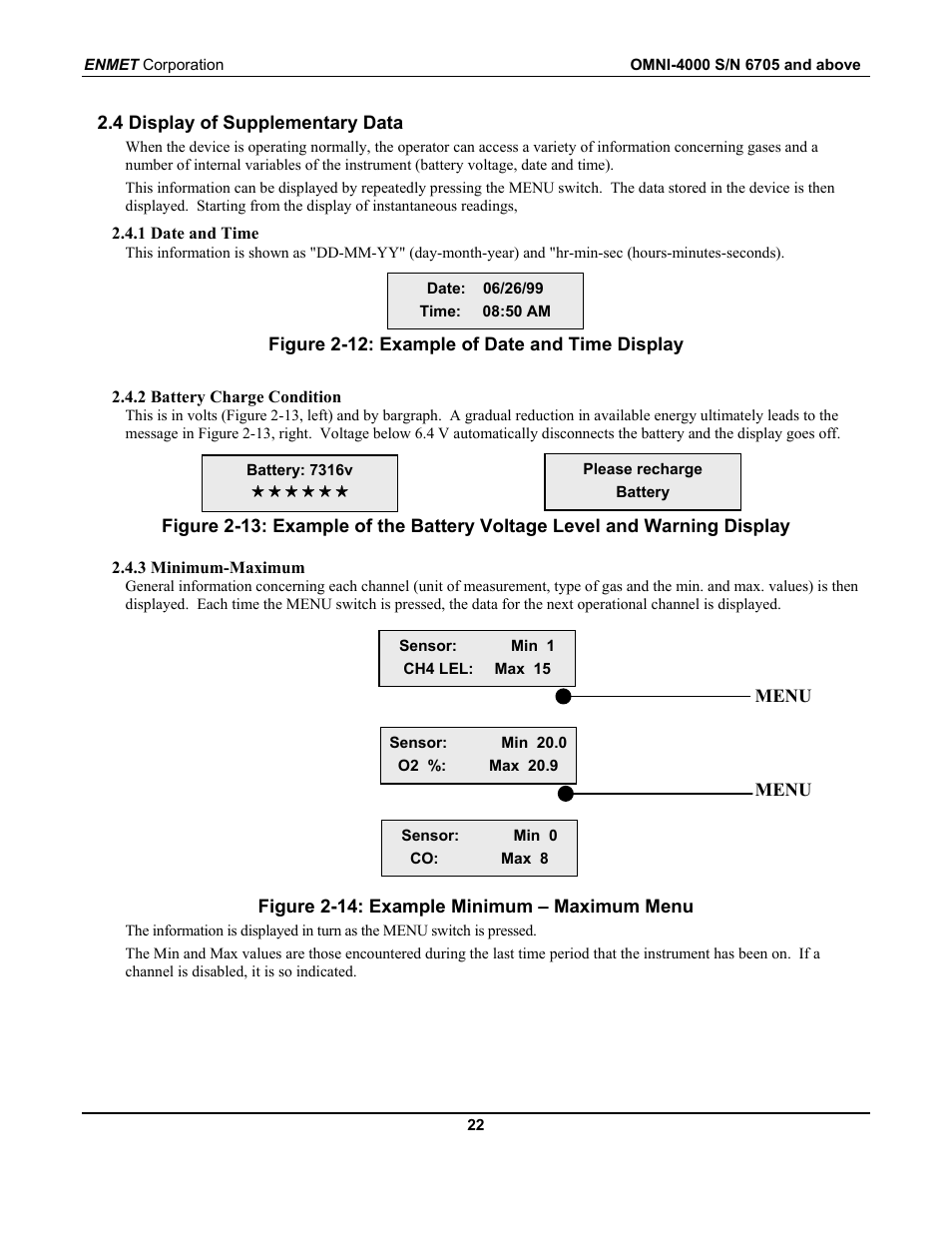 ENMET OMNI-4000 User Manual | Page 28 / 72