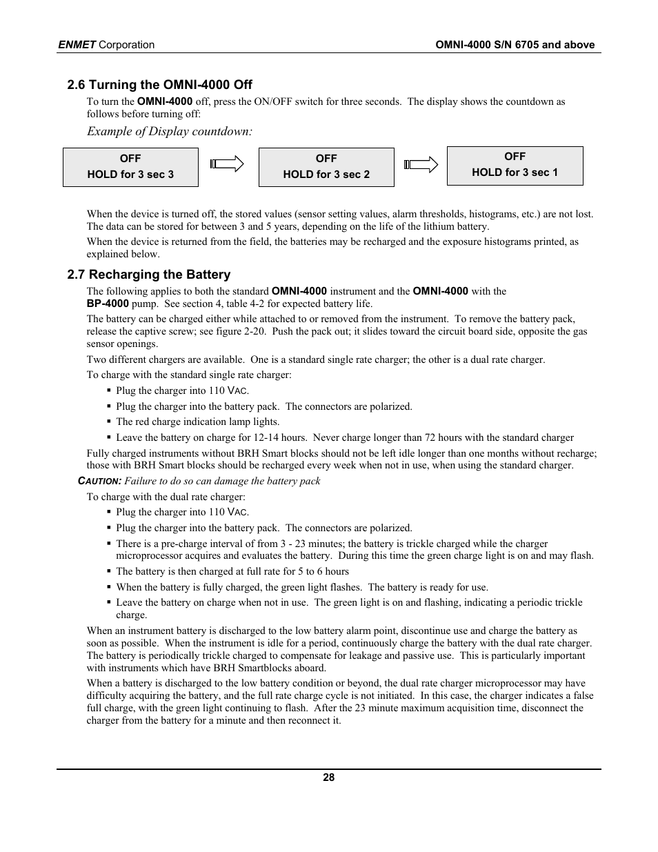 ENMET OMNI-4000 User Manual | Page 34 / 72
