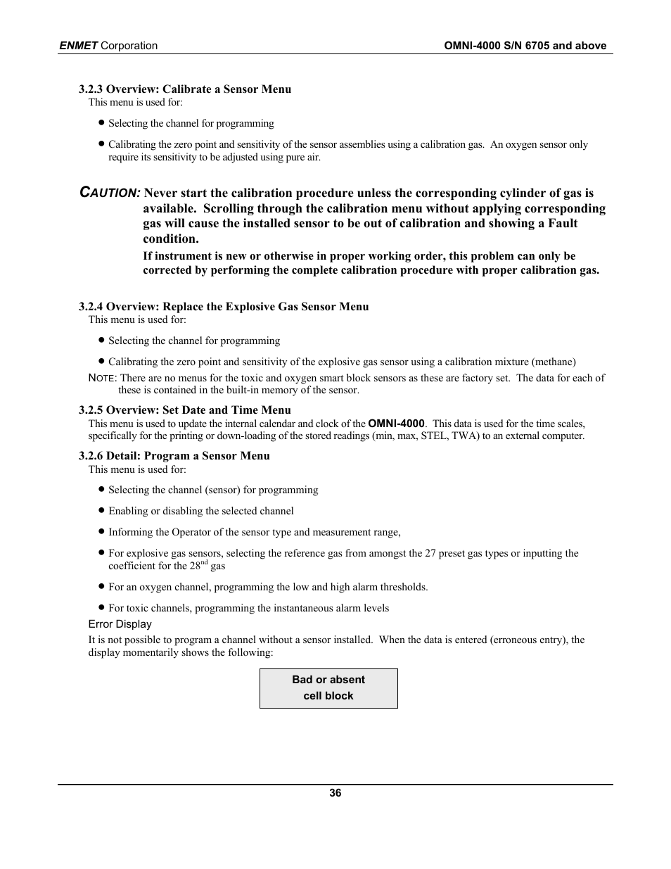 ENMET OMNI-4000 User Manual | Page 42 / 72