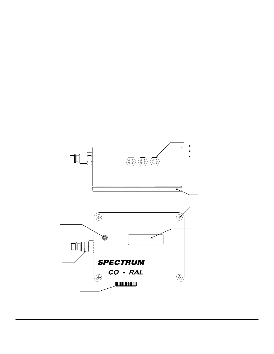 2 turn instrument on, Figure 1: s, Co ral features | ENMET SPECTRUM CO-RAL User Manual | Page 4 / 18